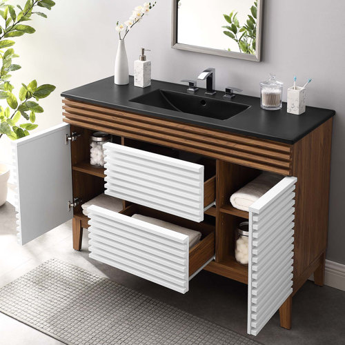 48 Inch Wood Bathroom Vanities You'll Love | Wayfair